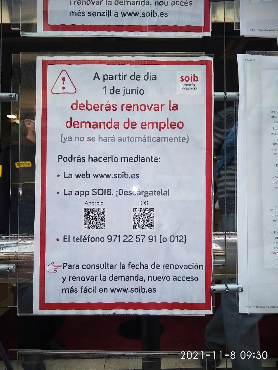 Foto de la oficina del SEPE en Palma de Mallorca, Illes Balears